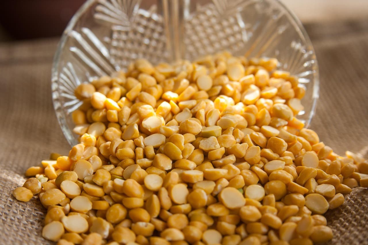 Chana Dal - dried split Bengal gram, golden yellow lentils